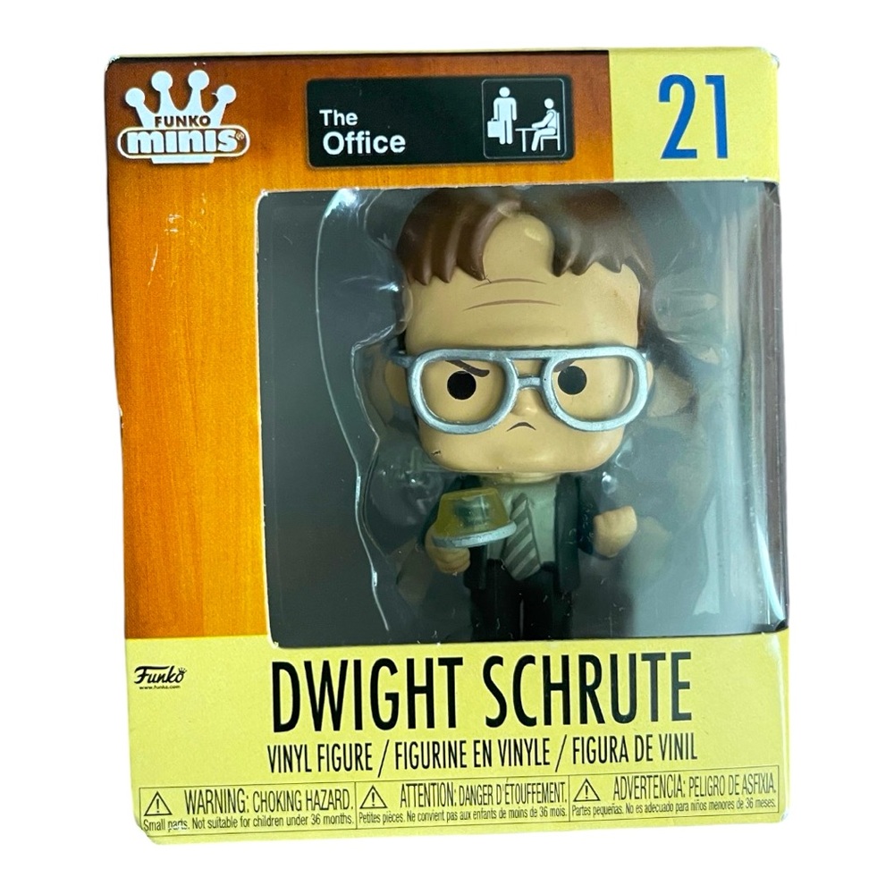 Dwight Schrute Funko The Office Minis 3" Vinyl Figure #21 RARE NIB